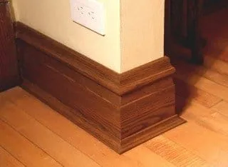 The idea of ​​​​producing wooden skirting boards